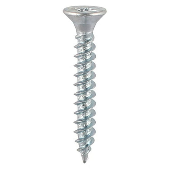 Timco - Twin-Thread Woodscrews - PZ - Double Countersunk - Zinc (Size 8 x 3/4 - 540 Pieces)