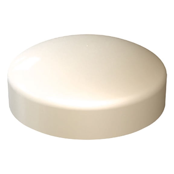 Timco - Two Piece Screw Caps - Cream (Size To Fit 3.5 to 4.2 Screw - 100 Pieces)