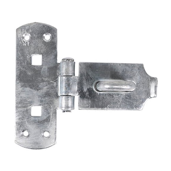 Timco - Vertical Pattern Bolt On Hasp & Staple - Heavy Duty - Hot Dipped Galvanised (Size 6" - 1 Each)