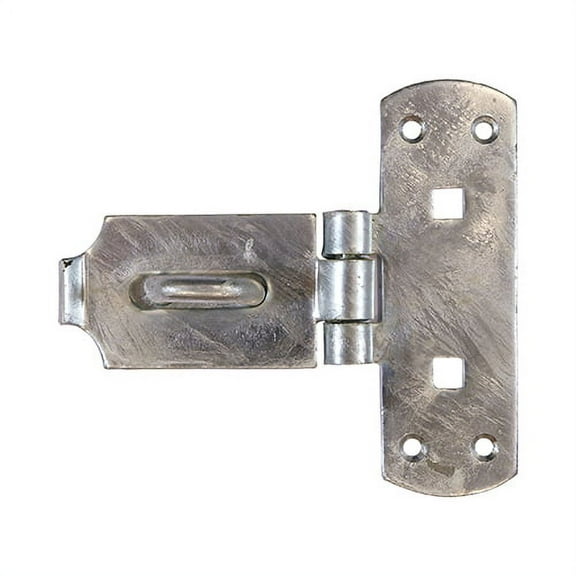Timco - Vertical Pattern Bolt On Hasp & Staple - Heavy Duty - Hot Dipped Galvanised (Size 6" - 1 Each)