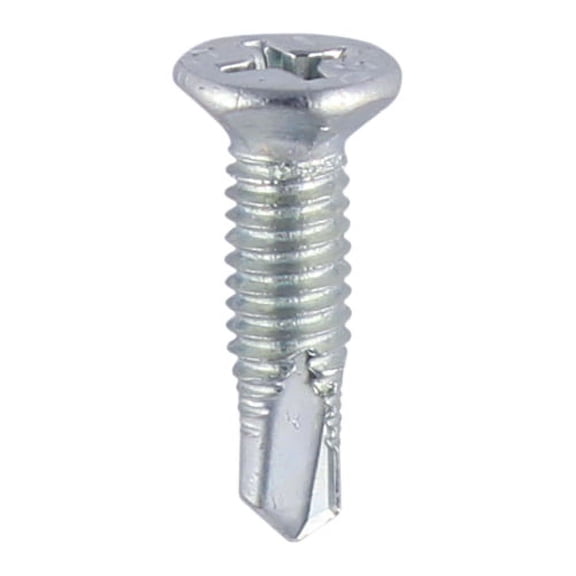 Timco - Window Fabrication Screws - Countersunk Facet - PH - Metric Thread - Self-Drilling Point - Zinc (Size M4 x 13 - 1000 Pieces)