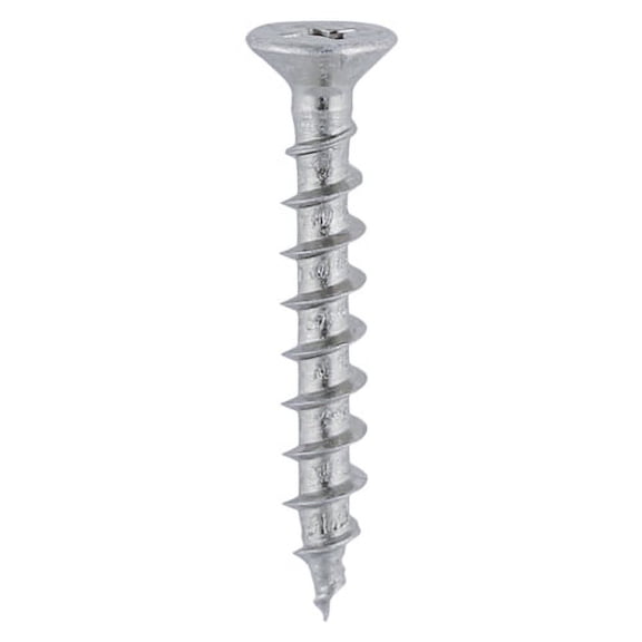 Timco - Window Fabrication Screws - Countersunk with Ribs - PH - Single Thread - Gimlet Tip - Stainless Steel (Size 4.8 x 25 - 1000 Pieces)
