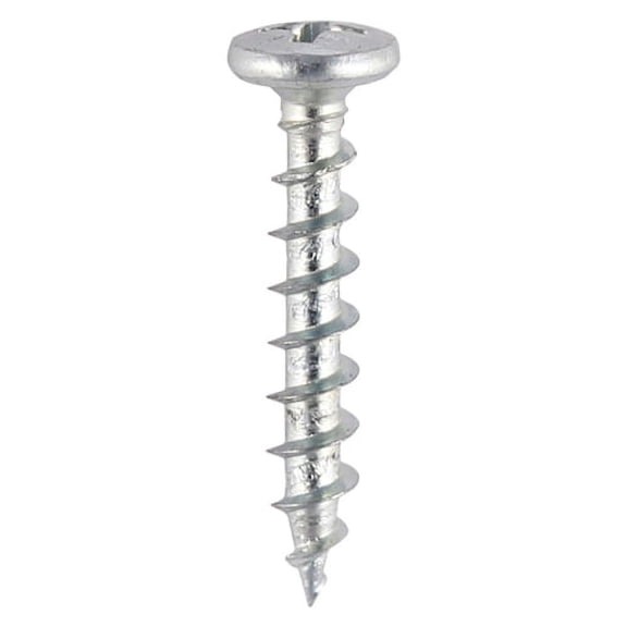 Timco - Window Fabrication Screws - Friction Stay - Shallow Pan Countersunk - PH - Single Thread - Gimlet Point - Zinc (Size 4.3 x 20 - 1000 Pieces)