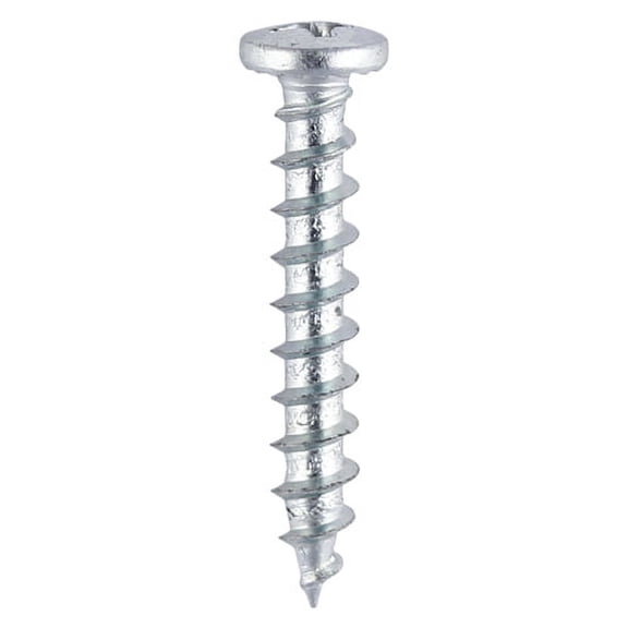 Timco - Window Fabrication Screws - Friction Stay - Shallow Pan with Serrations - PH - Single Thread - Gimlet Point - Zinc (Size 4.8 x 16 - 1000 Pieces)