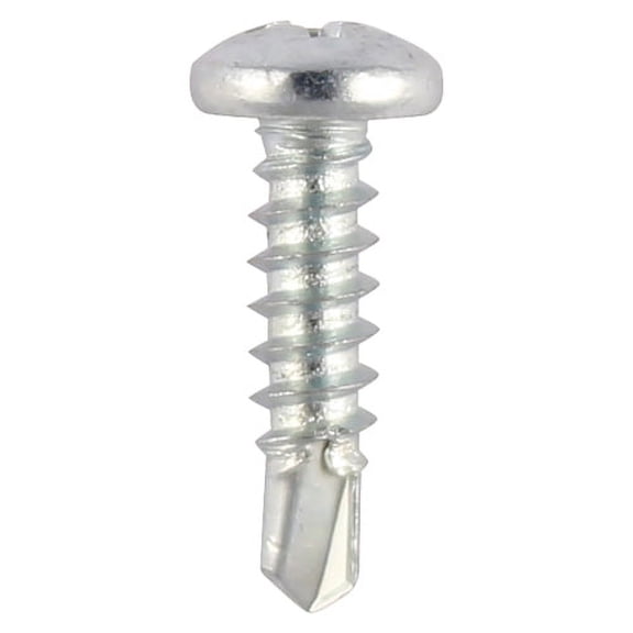 Timco - Window Fabrication Screws - Pan - PH - Self-Tapping Thread - Self-Drilling Point - Zinc (Size 4.2 x 25 - 1000 Pieces)