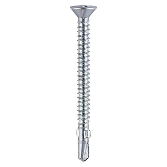 Timco - Wing-Tip Self-Drilling Screws - Countersunk - PH - For Timber to Light Section Steel - Zinc (Size 5.5 x 50 - 150 Pieces)