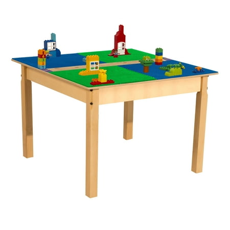 Time-2-Play 35" Montessori Wooden Play Desk Classroom Pre-School Daycare Blocks Table