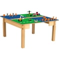 thumbnail image 1 of Time-2-Play 35"W Square Table With 16" Legs Playwood Montessori Lego Compatible Play Desk with Trough, 1 of 8