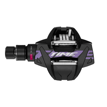 Time ATAC XC 6 Pedals - Dual Sided Clipless, Composite, 9/16", Black/Purple, B1