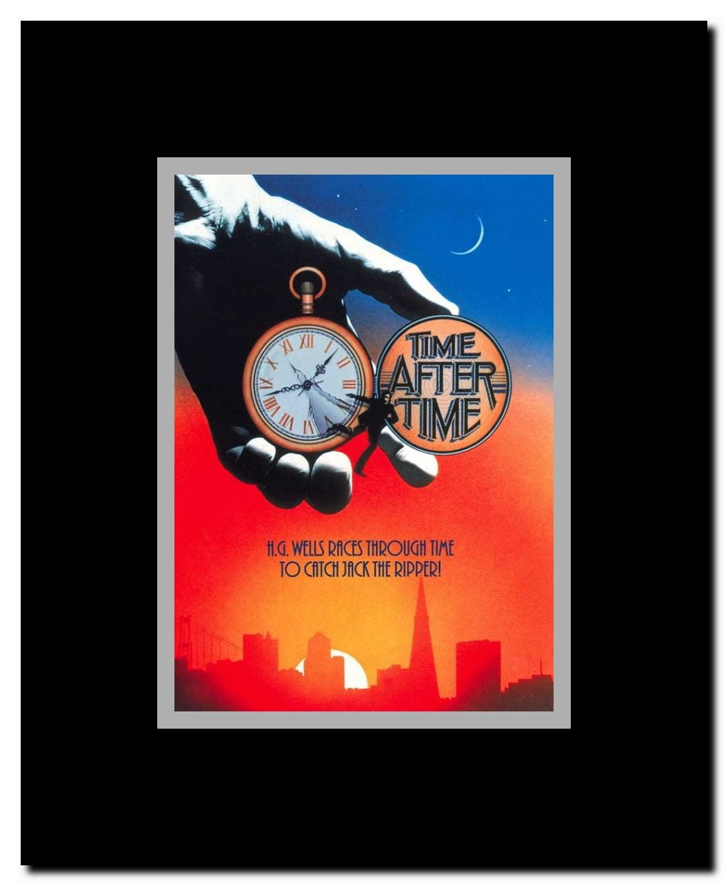 Time After Time Framed Movie Poster