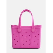 Time and Tru Women's Waterproof EVA Mini Beach Tote Bag, Pink