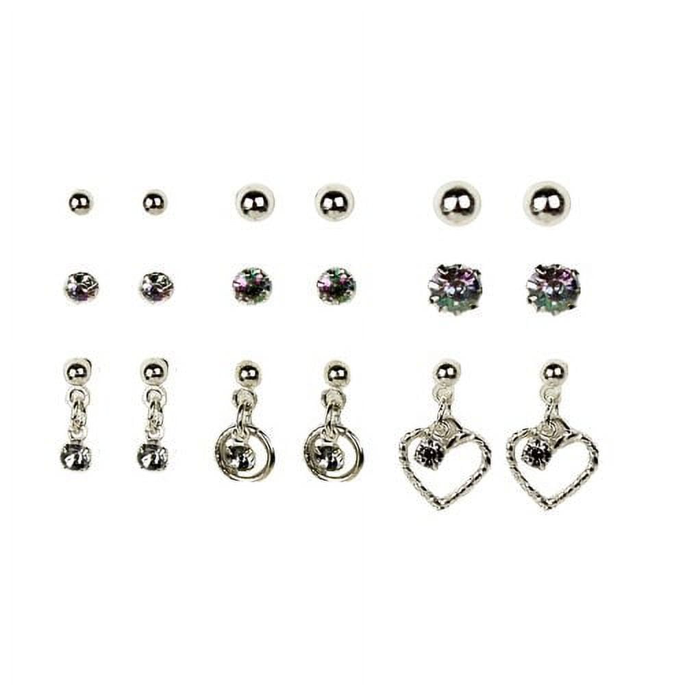 Time And Tru Eb Essentials Multi Ear 9-on S Drop Stud Ea