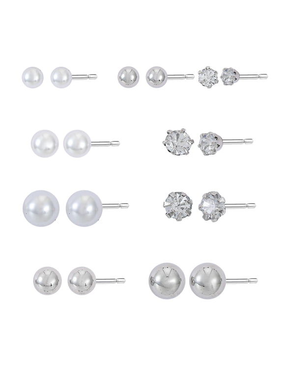 Eb Essentials Multi Ear 9-on Silv Pearl Ear