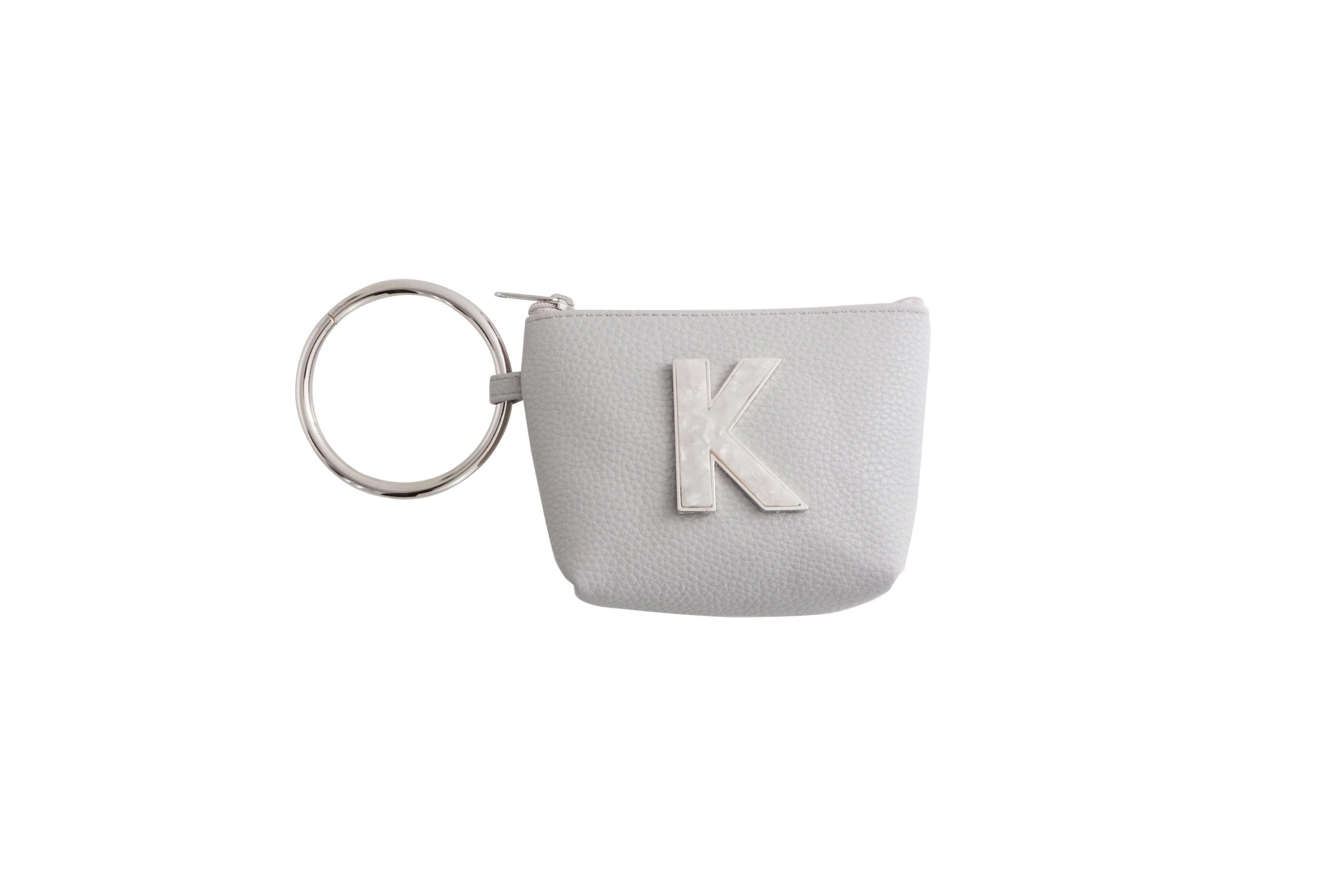 Time And Tru Initial K Pouch Key Ring