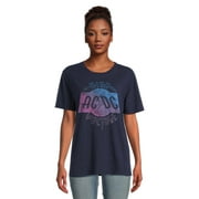 Time And Tru Women's AC/DC the Band Graphic Tee with Short Sleeves, Sizes S-XXXL
