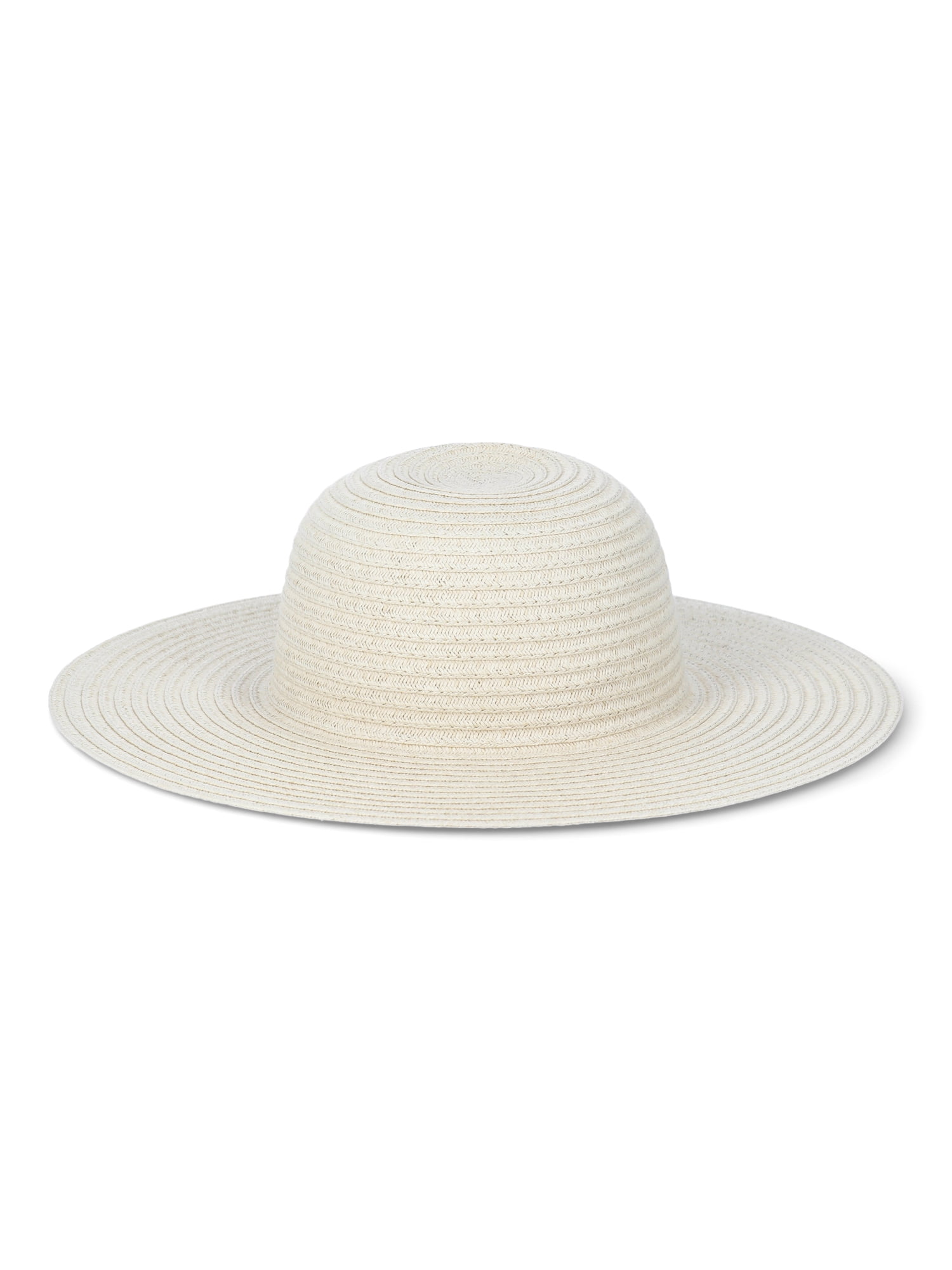 Time and Tru Women’s Floppy Hat, Light Natural, One Size Fits Most