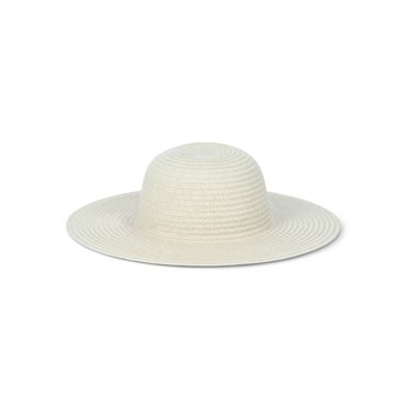 Time And Tru Women’s Floppy Hat, Light Natural, One Size Fits Most