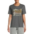 thumbnail image 1 of Time And Tru Women's Graphic Tee with Short Sleeves, 1 of 5