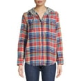 Time And Tru Women's Hooded Flannel