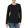 thumbnail image 1 of Time And Tru Women's Long Sleeve Crew Tee, 1 of 5