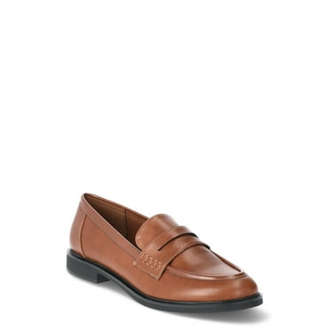 Time and Tru Women's Penny Loafers, Sizes 6-11