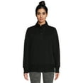 thumbnail image 1 of Time And Tru Women's Placket Pullover Top, 1 of 5