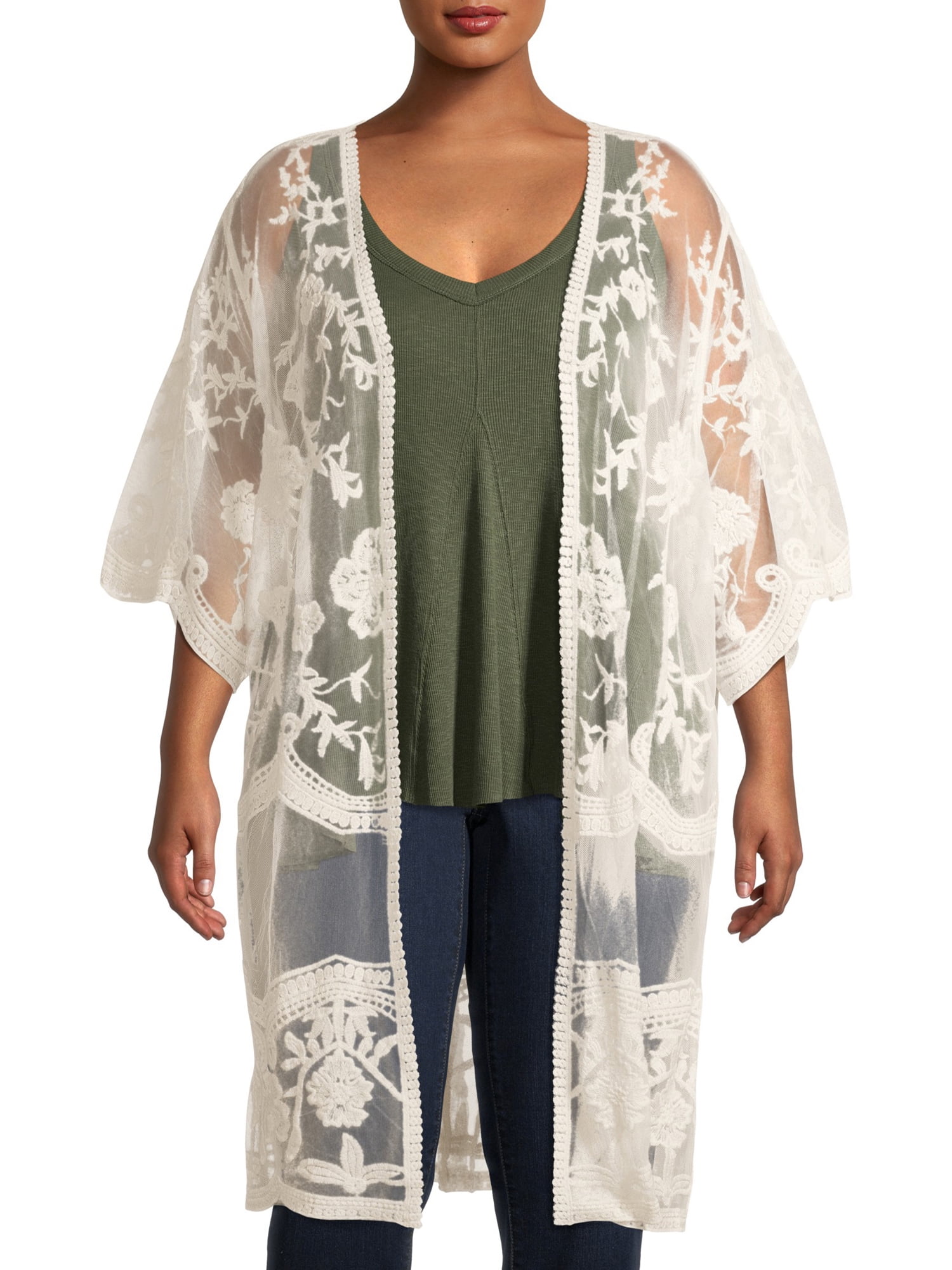 Plus hot sale size ruana