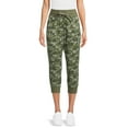 thumbnail image 1 of Time And Tru Women’s Relaxed Utility Jogger Pants, 1 of 1