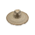 thumbnail image 1 of Time And Tru Women's Shell Fringe Straw Hat, OSFM, Natural, 1 of 3