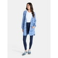 thumbnail image 1 of Time and Tru Women’s and Women’s Plus Super Soft Longline Cardigan Sweater, Lightweight, Size XS-4X, 1 of 4