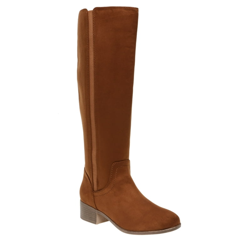 Time And Tru Women s Tall Center Gore Boot Wide Width Available Walmart
