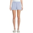 thumbnail image 1 of Time And Tru Women's Washed Finish Pull-On Shorts, 1 of 5