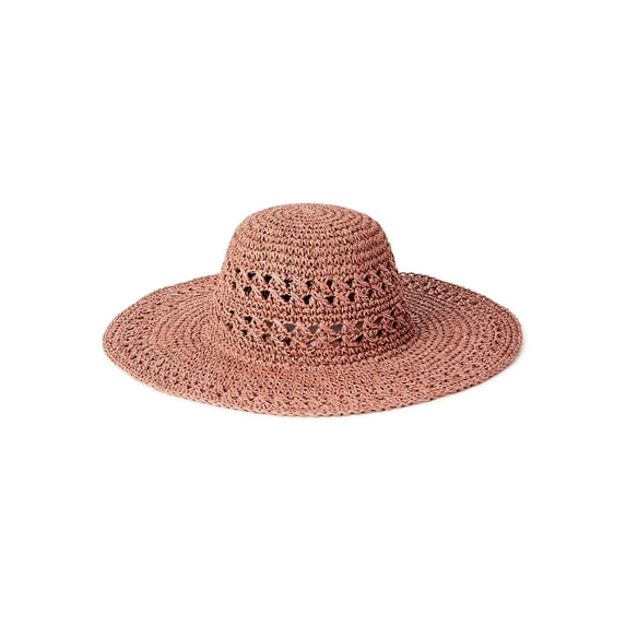 Time And Tru Women's Woven Straw Hat