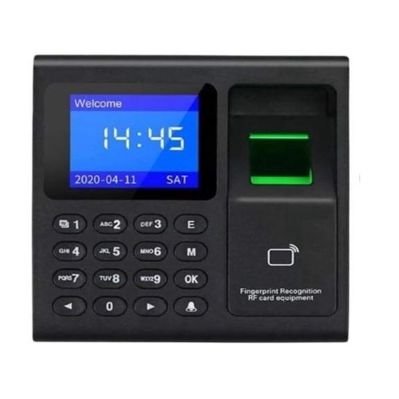 Time Attendance Machine Fingerprint Password Time Clock For Employee With Finger Scan, RFID And PIN Punching In One Easy To Use