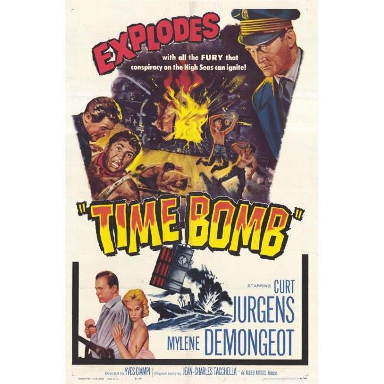 Time Bomb Movie Poster 27 x 40 in.