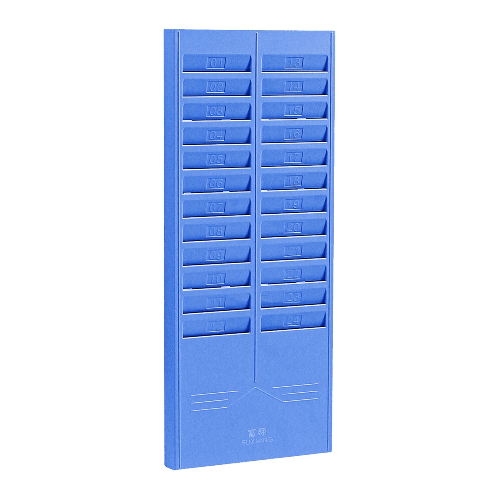 Time Cards Rack Retractable Time Card Holder with 24-Pocket,Plastic ...
