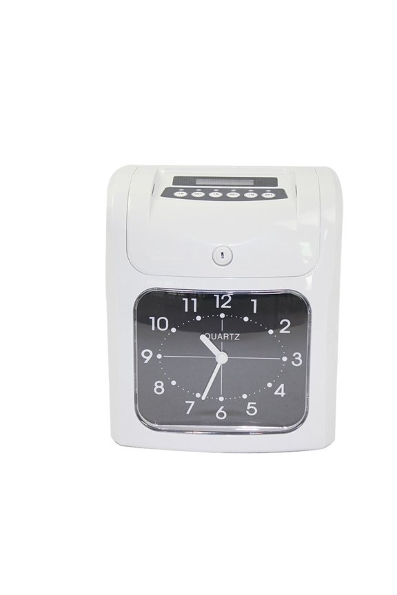 Time Clock,Attendence Machine Digital Time Recorder Attendance Punch Card time Clock Office Staffs Check in Punching Machine ,Versatile Punching Options