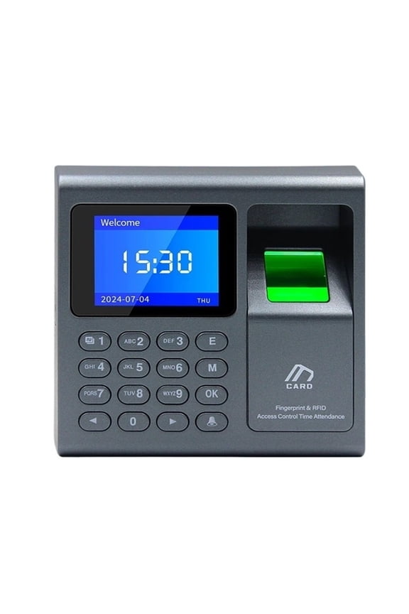Time Clock,Attendence Machine F30 Fingerprint Attendance Machine Keypad Office Employee Access Control System Electric Time Clock Recorder ,Versatile Punching Options