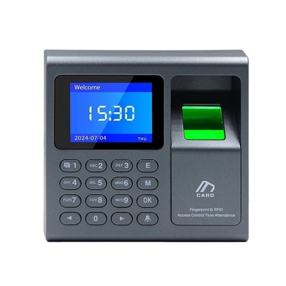 Time Clock,Attendence Machine F30 Fingerprint Attendance Machine Keypad Office Employee Access Control System Electric Time Clock Recorder