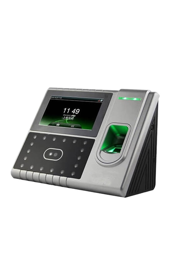 Time Clock,Attendence Machine Recognition Access Control Machine 4.3inch Dual Camera Fingerprint Employee Time Attendance Terminal ,Versatile Punching Options