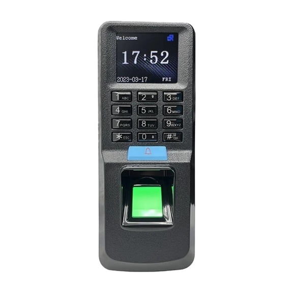Time Clock,Biometric Access Control System Fingerprint Time And Attendance Equipment Machine ,Versatile Punching Options