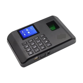 Time Clock,Biometric Attendance System USB Fingerprint Exit Record Recorder Reader Time Clock In Employees Date Machine Electronic Device