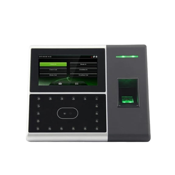 Time Clock,Biometric Recognition Time Attendance Terminal Fingerprint Access Control System Time Recorder Clock