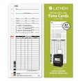 thumbnail image 1 of Time Clock Cards For Lathem Time 7000e/7500e, Two Sides, 3.38 X 8.78, 100/pack | Bundle of 2 Packs, 1 of 2