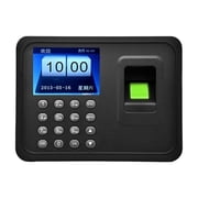 Time Clock,Employee Work Equipment Biometric Fingerprint Attendance Machine, Intelligent Fingerprint Attendance Machine Clock In Recorder ,Versatile Punching Options