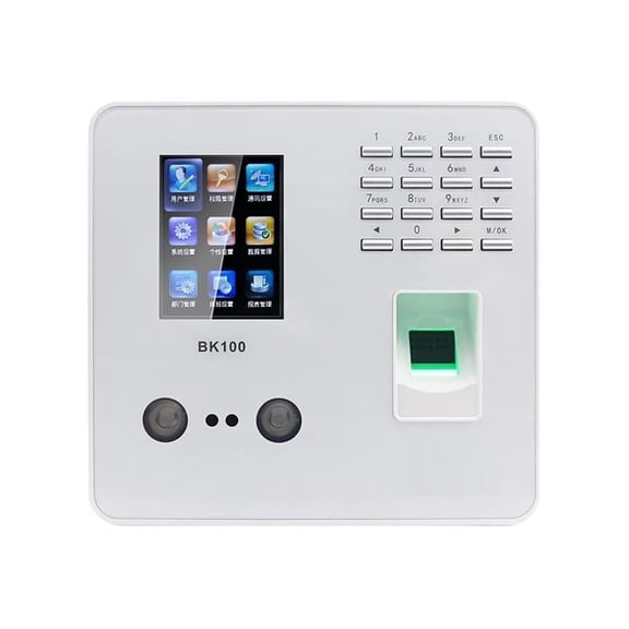 Time Clock,Face Recognition Fingerprint Time Attendance Machine Punch Card Machine Face Recognition Password Sign In Machine