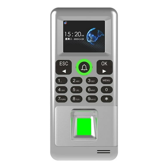 Time Clock,Metal Access Control Time Attendance Machine Waterproof Outdoor Fingerprint Door Standalone Biometric Controller ,Attendance Accuracy
