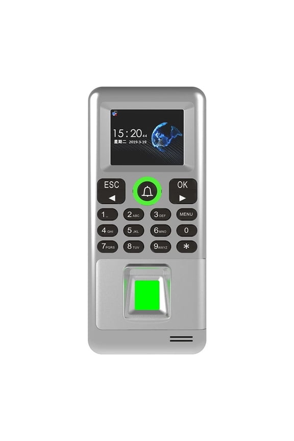 Time Clock,Metal Access Control Time Attendance Machine Waterproof Outdoor Fingerprint Door Standalone Biometric Controller