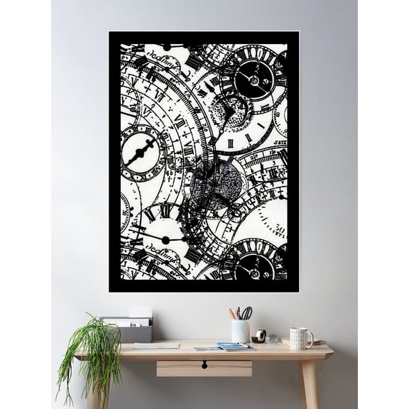 Time Enough At Last Poster Wall Art, Modern Wall Decor For Living Room Bedroom, 8x12 UNFRAMED