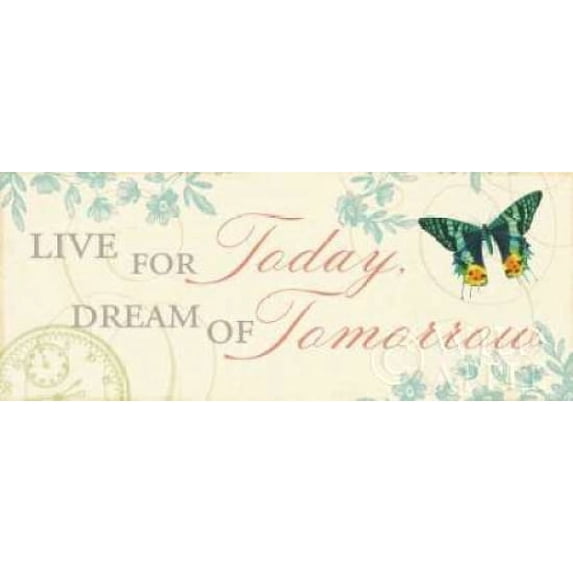 Time Flies III Poster Print by Pela Studio (24 x 48)